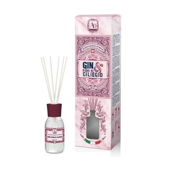 Diffusore di fragranza con midollini Gin e Fiori di ciliegio 125ml