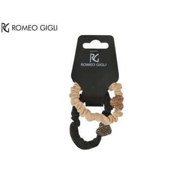 Elastico capelli  Romeo Gigli beige / nero