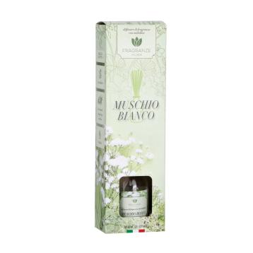 Diffusore di fragranza con midollini Muschio bianco 100ml