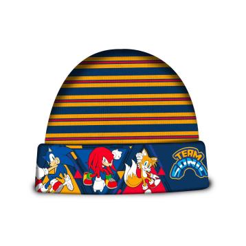 Cappello con risvolto stampa real Sonic