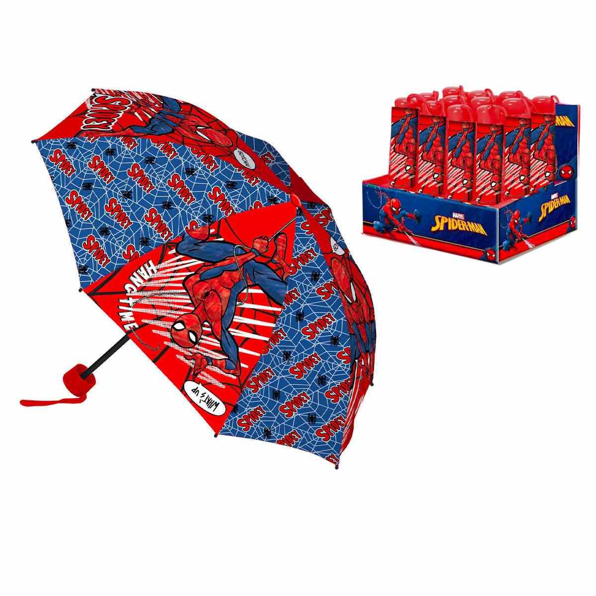 Ombrello pieghevole 52/8 Spiderman