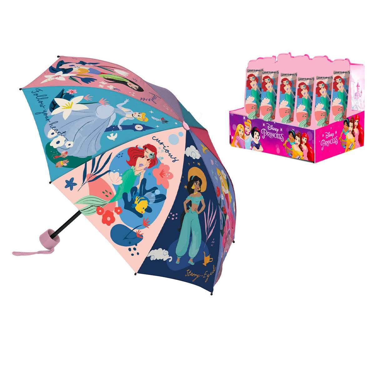 Ombrello pieghevole 52/8 Disney Princess