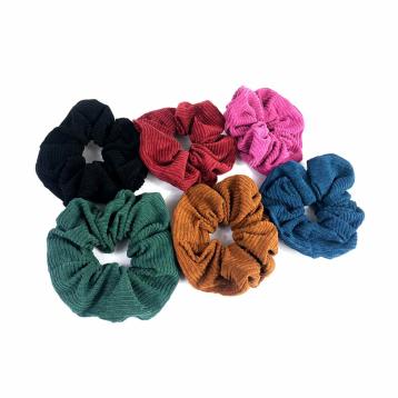 Scrunchies donna velluto a costine Le Kikke