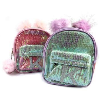 Zainetto bimba con paillettes Sparkle Le Kikke