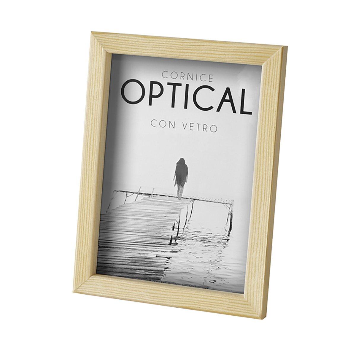 Cornice portafoto Optical 10x15 cm Naturale Lupia