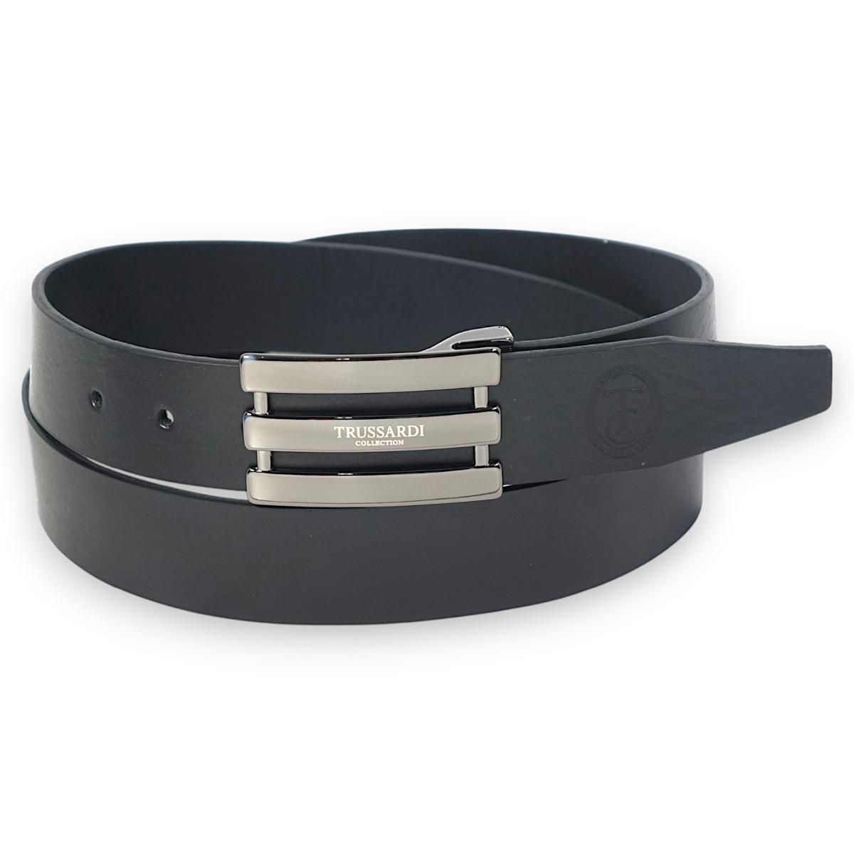 Cintura uomo Trussardi Collection in toro unico strato