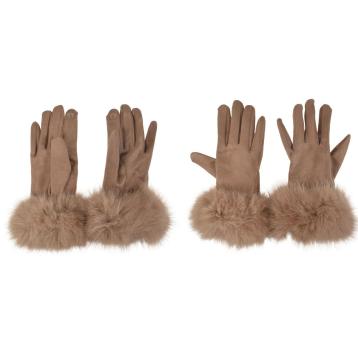 Guanto donna touchscreen in pelliccia Romeo Gigli Milano