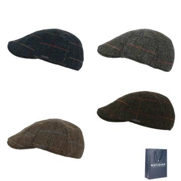 Cappello coppola uomo in tessuto con visiera navigare