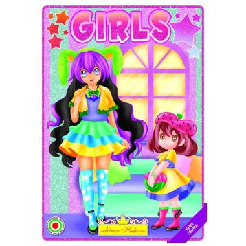 Libro da colorare Girls serie colora