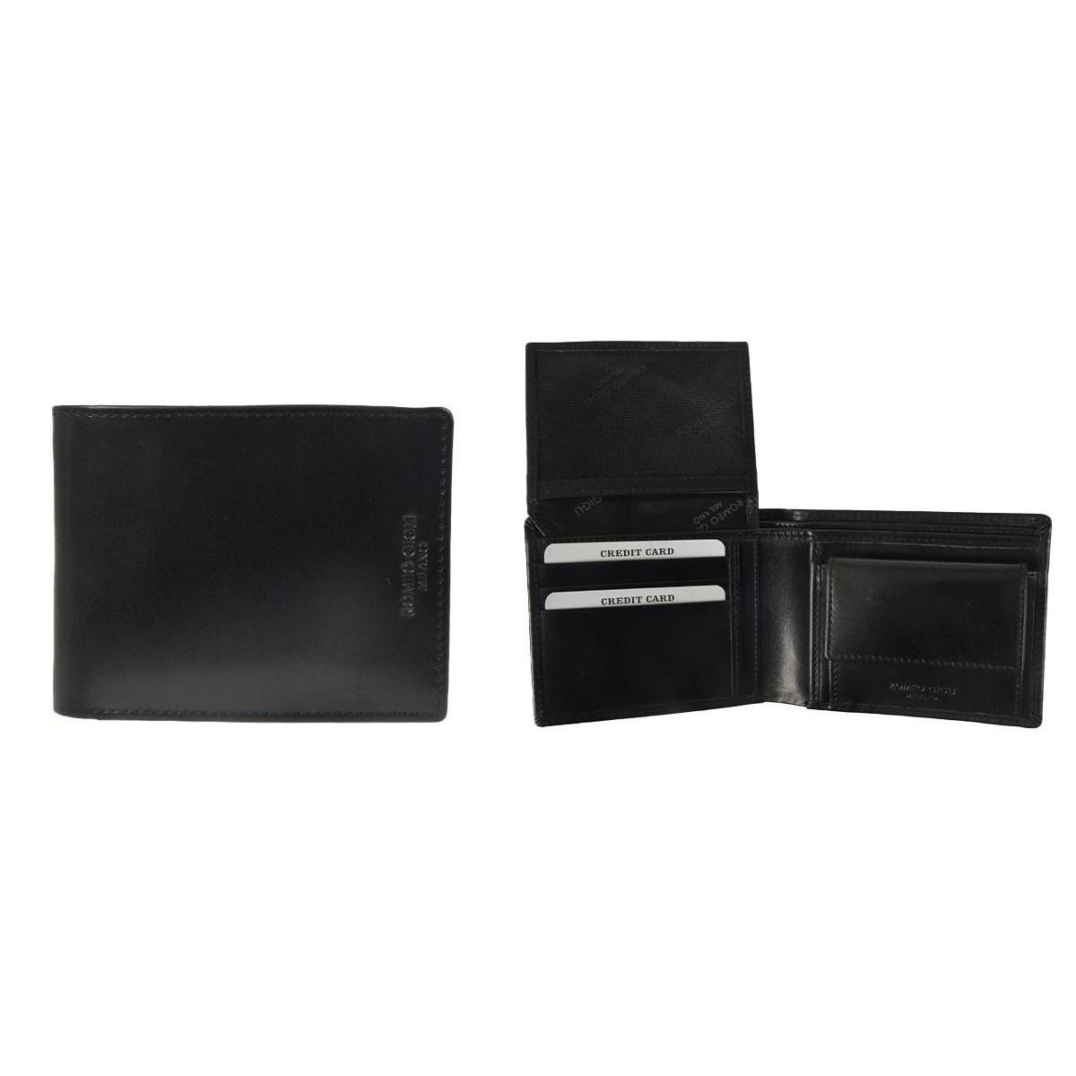 Portafogli uomo in pelle linea Lewis Romeo Gigli Milano