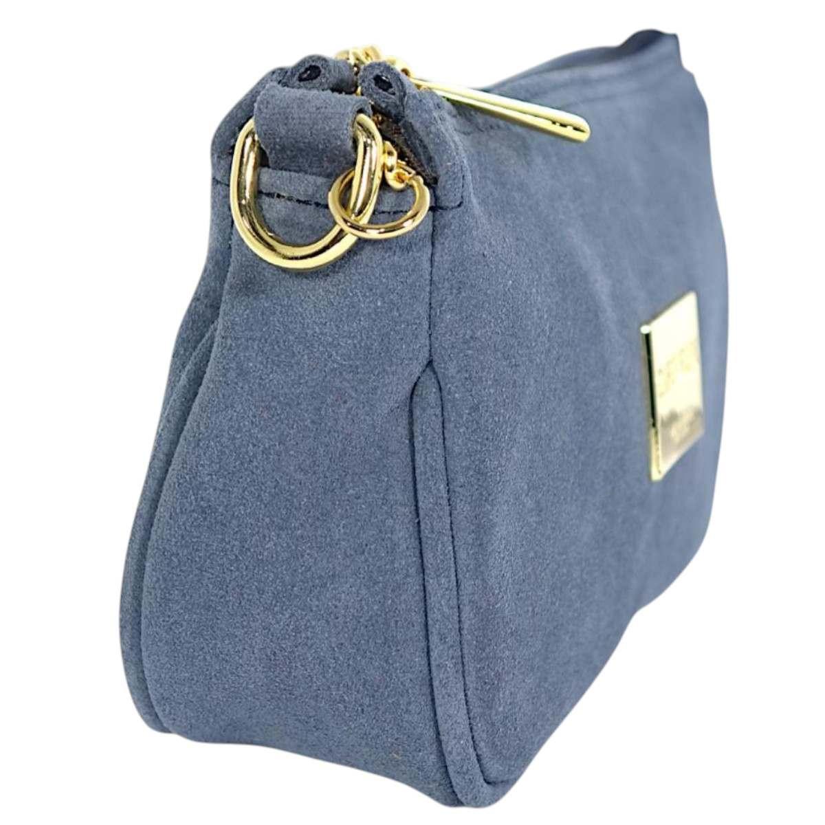 Tracollina donna in vera pelle camoscio idrorepellente Capoverde Made in Italy