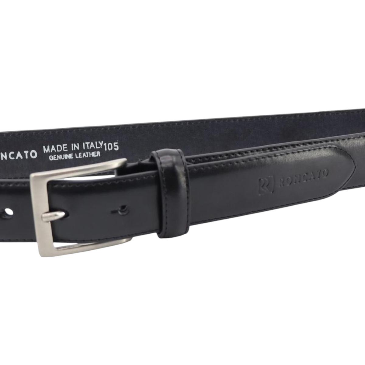 Cintura uomo Roncato in pelle box made in italy