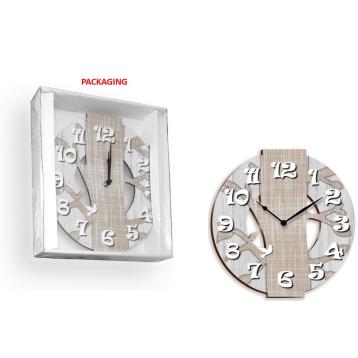 Orologio da parete 32x32 cm tree brown Lupia