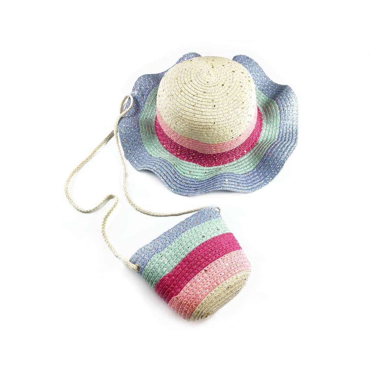 Set cappello e borsetta bimba Le Kikke