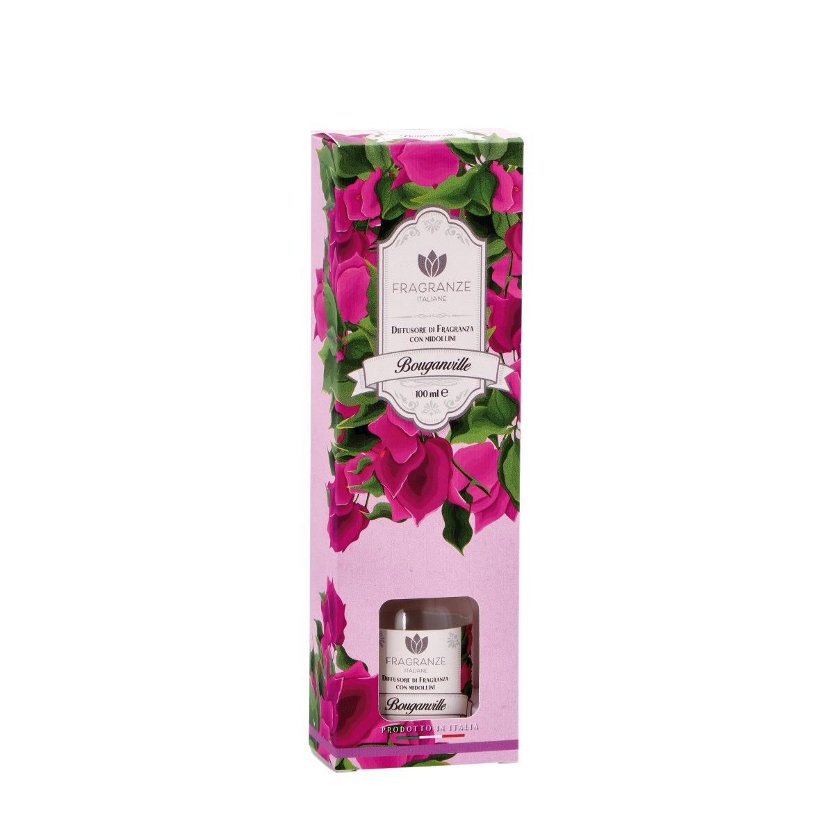 Diffusore di fragranza con midollini Botanica Bouganville 100 ml.