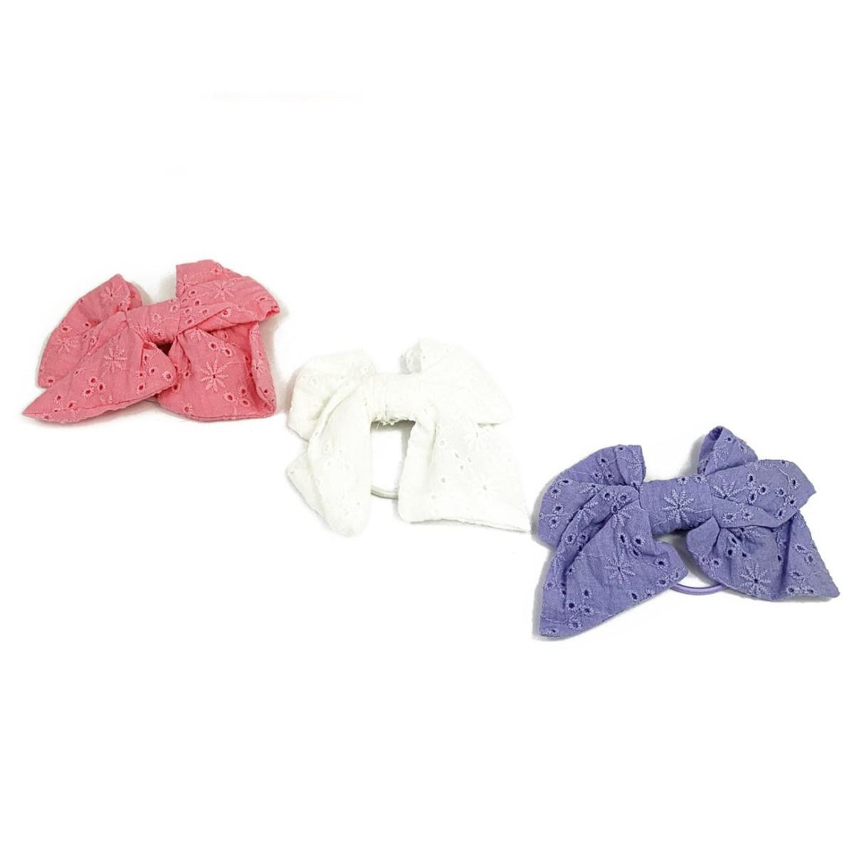 Elastico con fiocco sangallo Le Kikke