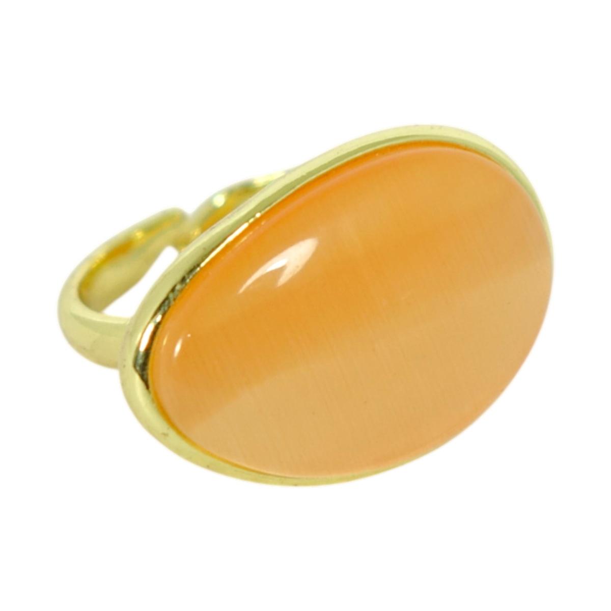 Anello regolabile liscio pietra singola