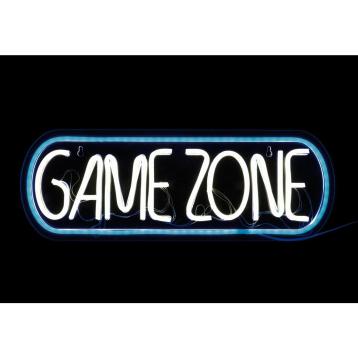 Insegna luminosa neon led modello GAME ZONE 42,5x15 cm