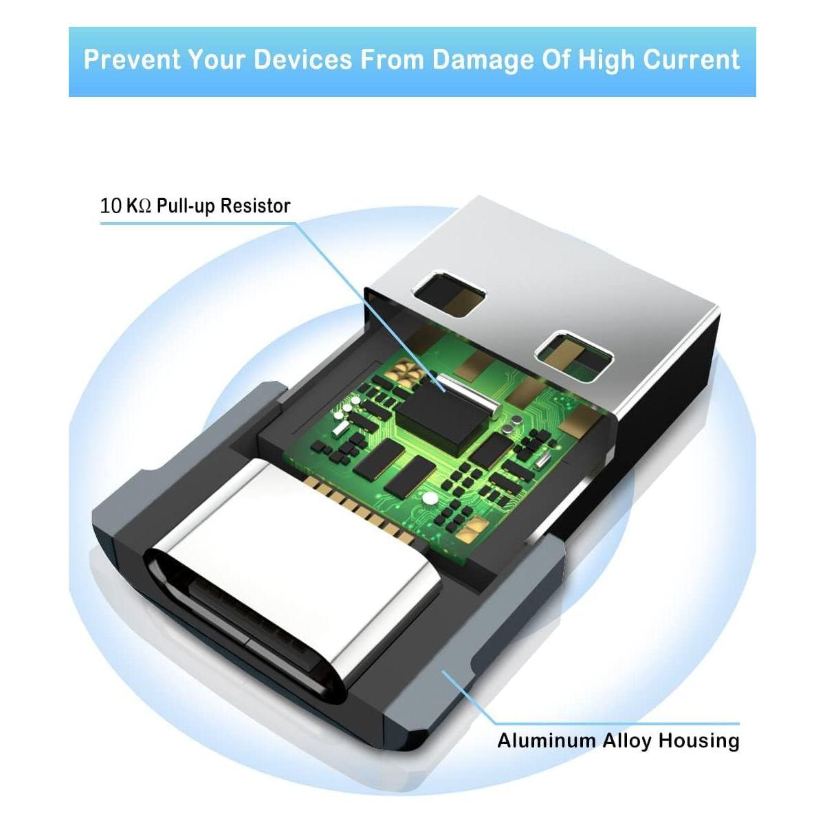 Adattatore compatto da USB maschio a TYPE-C femmina