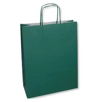 Shoppers carta  h 31 x p 12 x l 36  colore royal verde