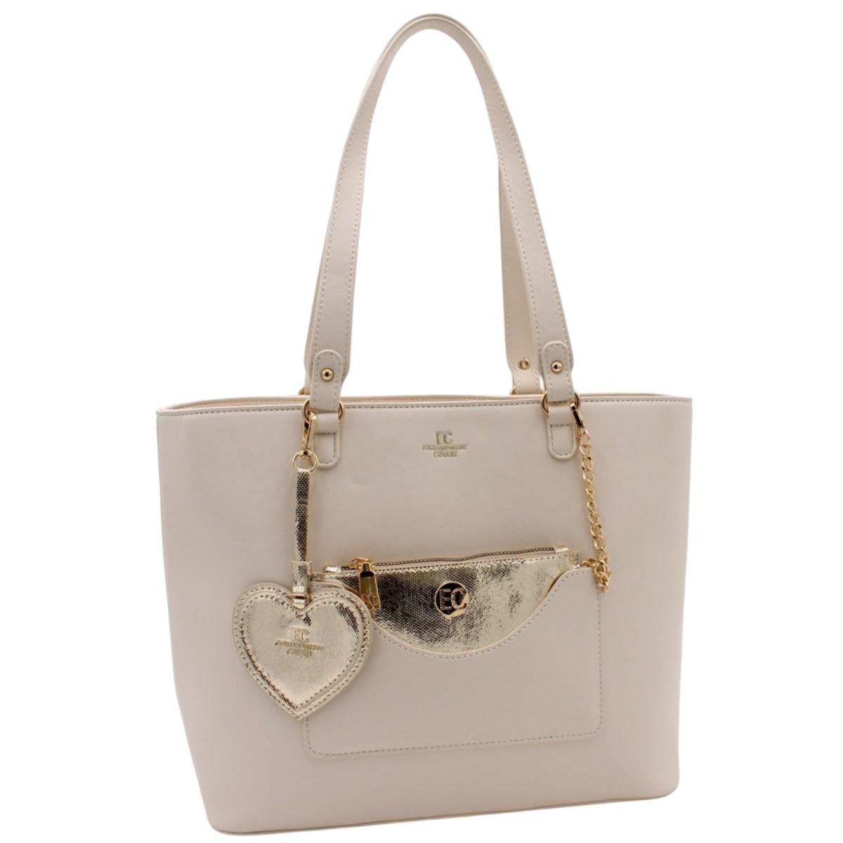 Borsa shopping donna con pochette linea Ilde Enrico Cover