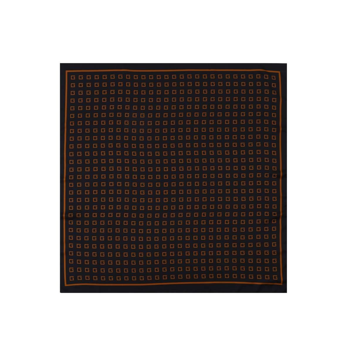 Foulard donna in seta fantasia logata Gai Mattiolo