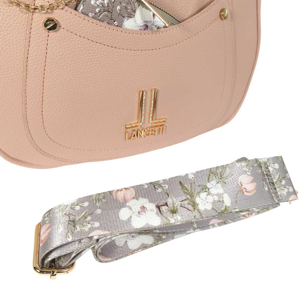 Borsa donna sacca con pochette asportabile linea stowe Lancetti