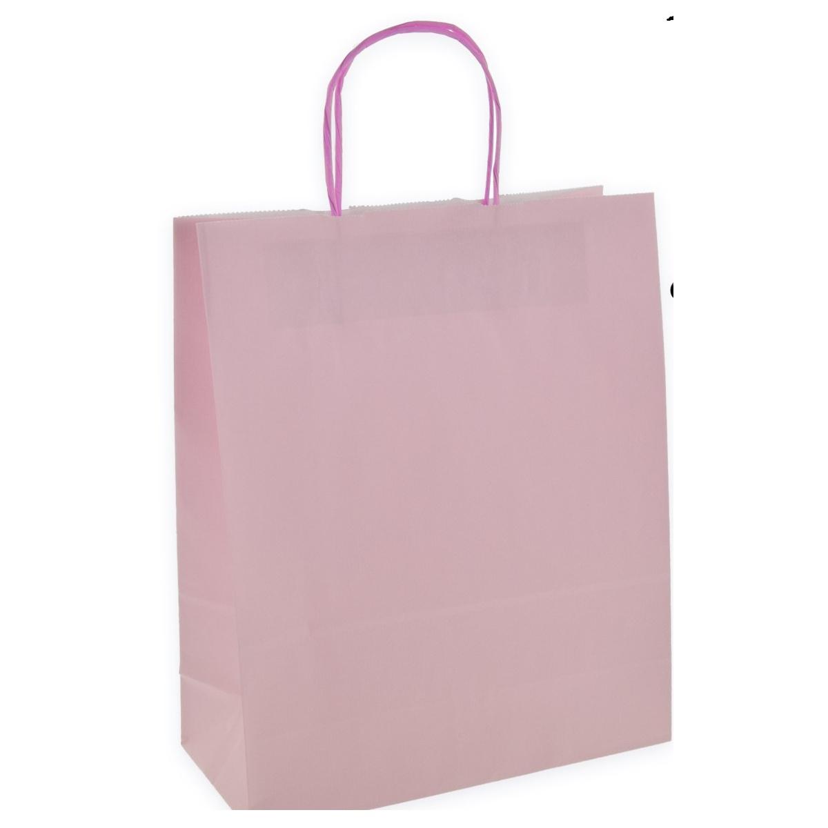 Shoppers carta h49 x l55 x p15 colore rosa