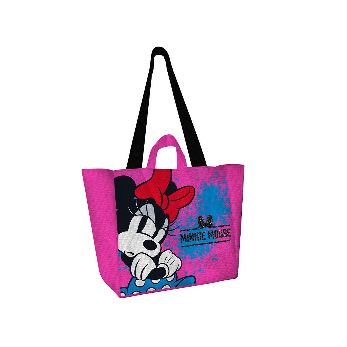 Borsa mare doppio manico Minnie