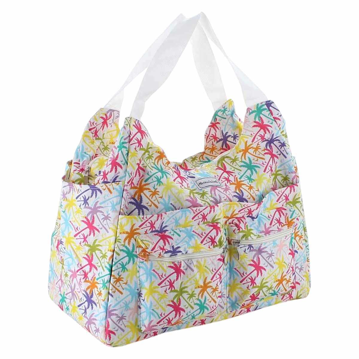 Borsa mare fantasia palme Marina Galanti