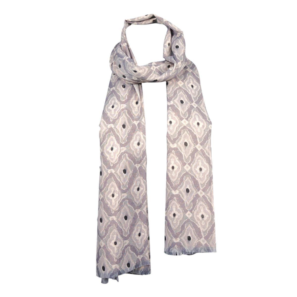 Sciarpa donna in viscosa motivo ikat Martissima by Marta Marzotto