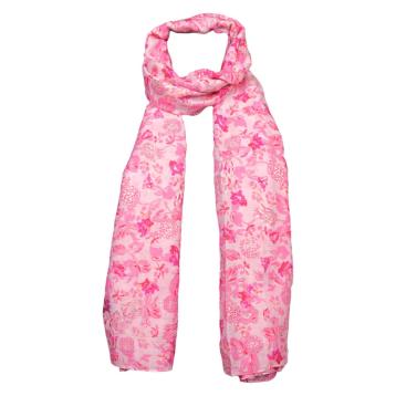 Sciarpa donna in viscosa motivo floreale con dettagli dorati martissima by marta marzotto