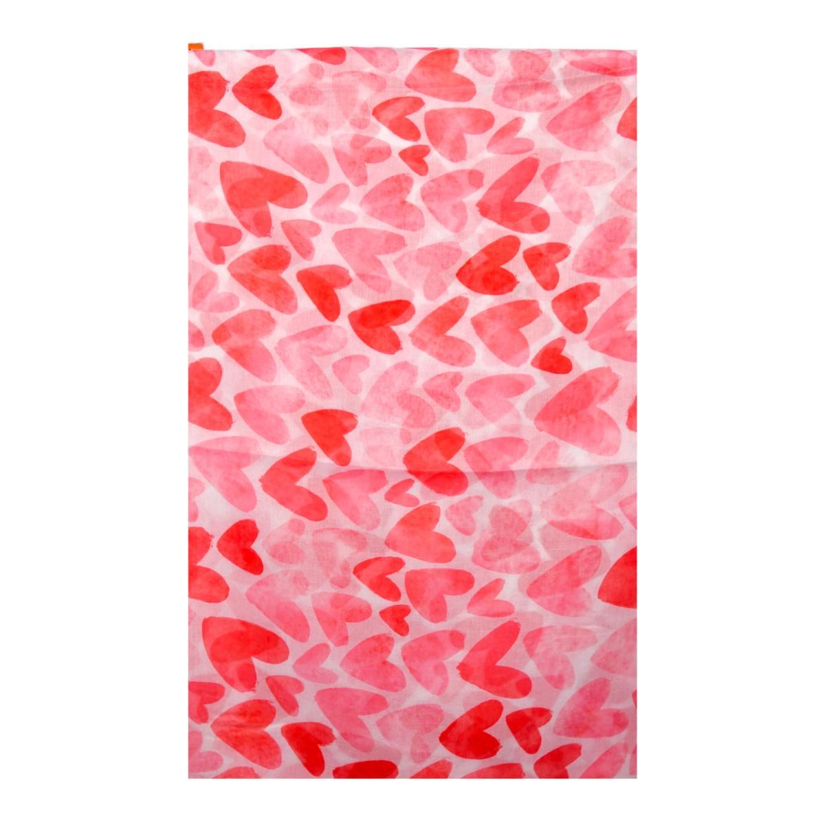 Sciarpa donna in viscosa fantasia cuori Regina Schrecker