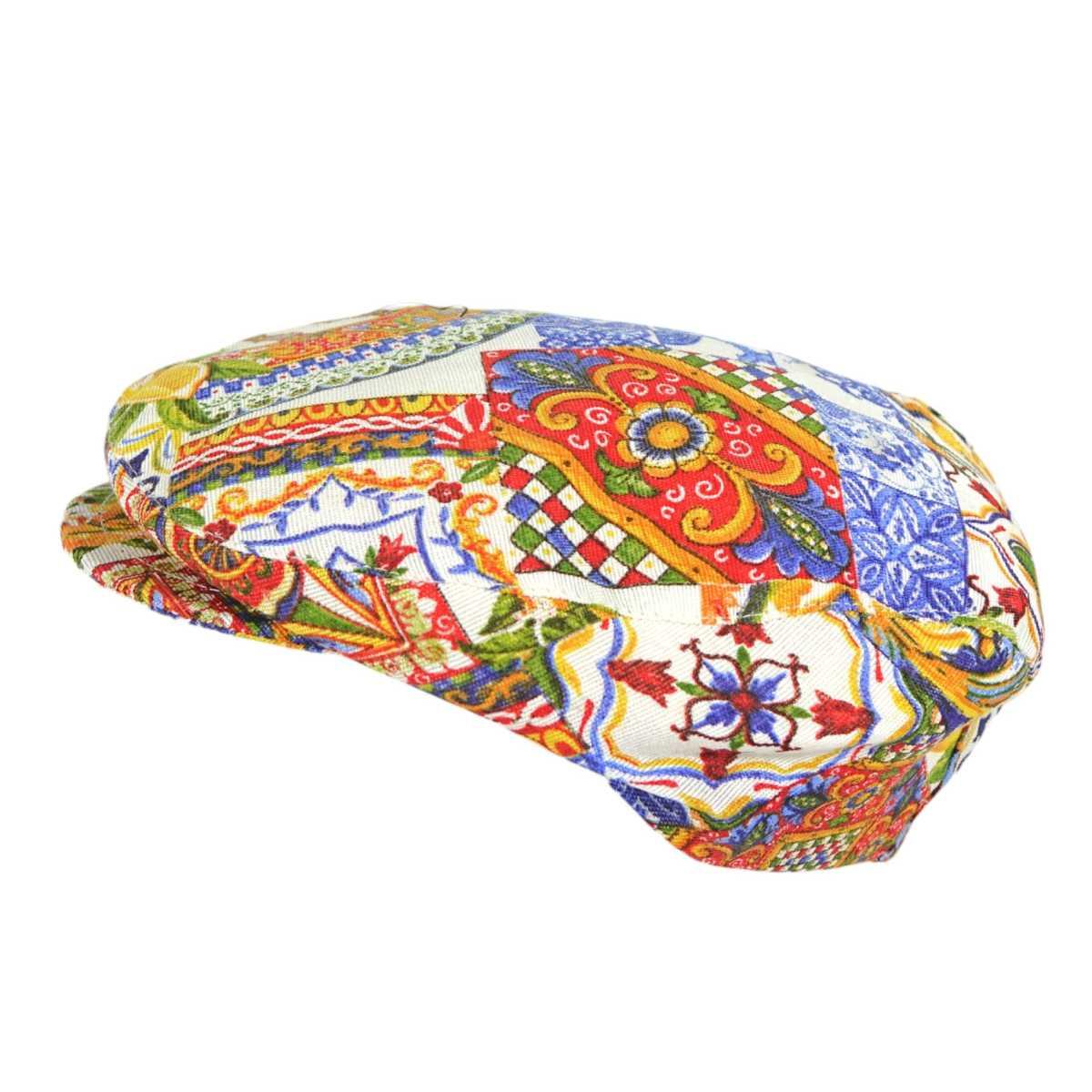 Coppola uomo fantasia maioliche