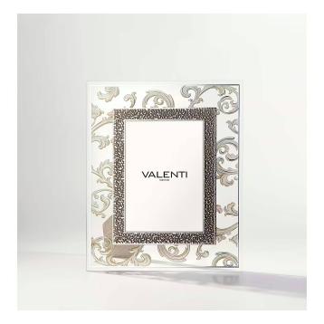 Cornice barocco argento 13x18 cm Valenti