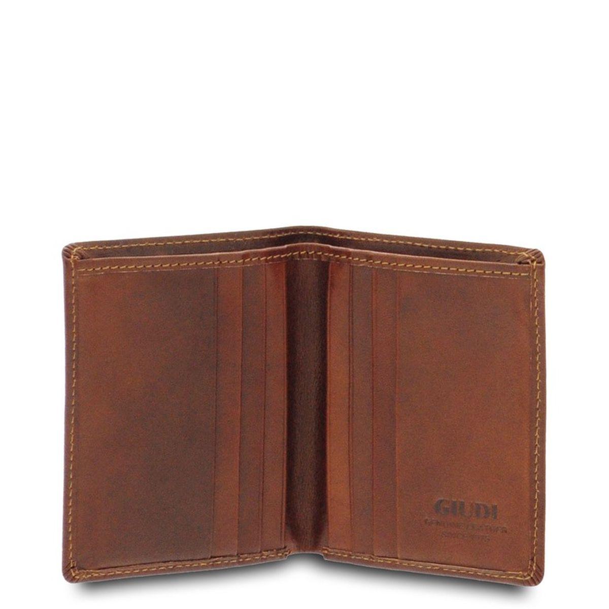 Portafoglio tasconcino uomo in pelle Giudi Made in Italy