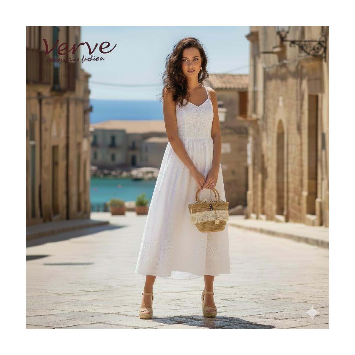 Borsetta mare donna con manici in legno Verve