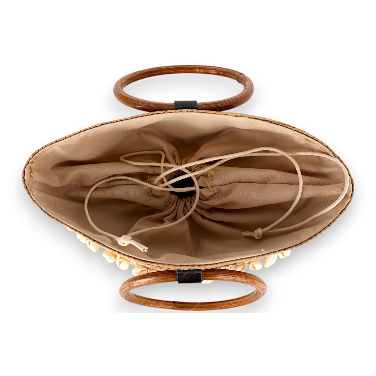 Borsetta mare donna con manici in legno Verve