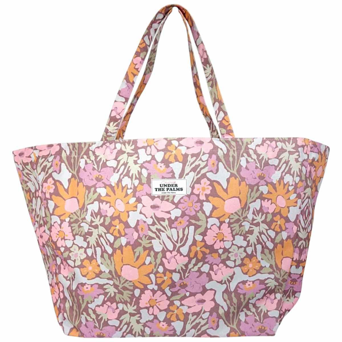Borsa mare donna aperta stampa floreale Verve