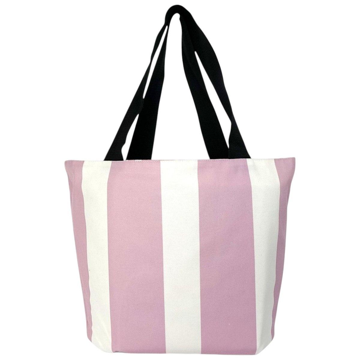 Borsa mare donna aperta double face reversibile stampa fiori Verve