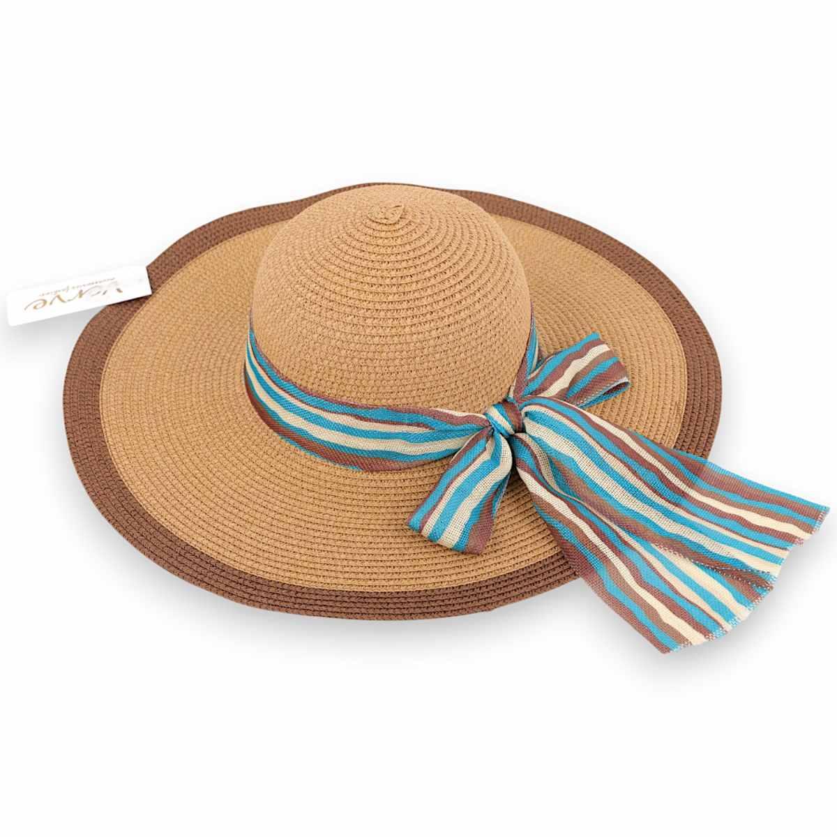 Cappello mare donna a falda larga con nastro Verve
