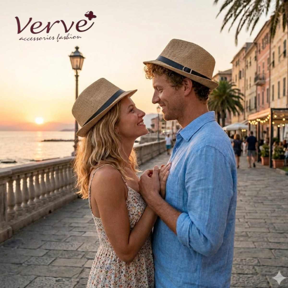 Cappello panama uomo donna con cinturino Verve