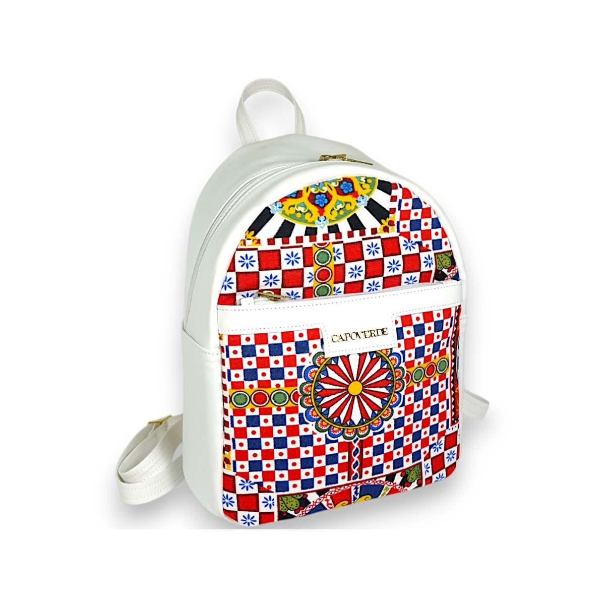 Zaino Capoverde made in italy tessuti Siciliani