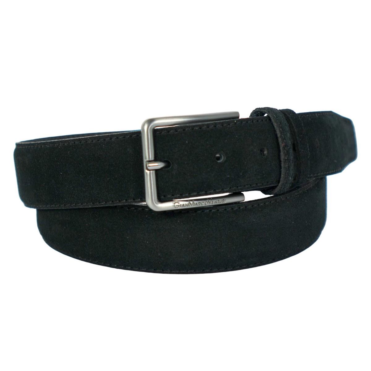 Cintura uomo in pelle camoscio cucitura filo Gian Marco Venturi