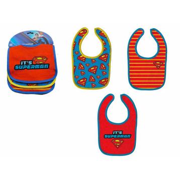 Set bavaglino 3 pezzi Superman
