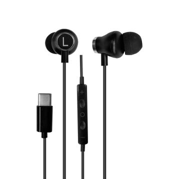 Bullhorn auricolari a filo connettore Type-c nero Rovi