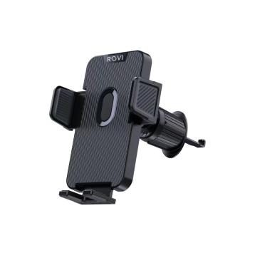 Driver supporto universale per auto con gancio nero Rovi