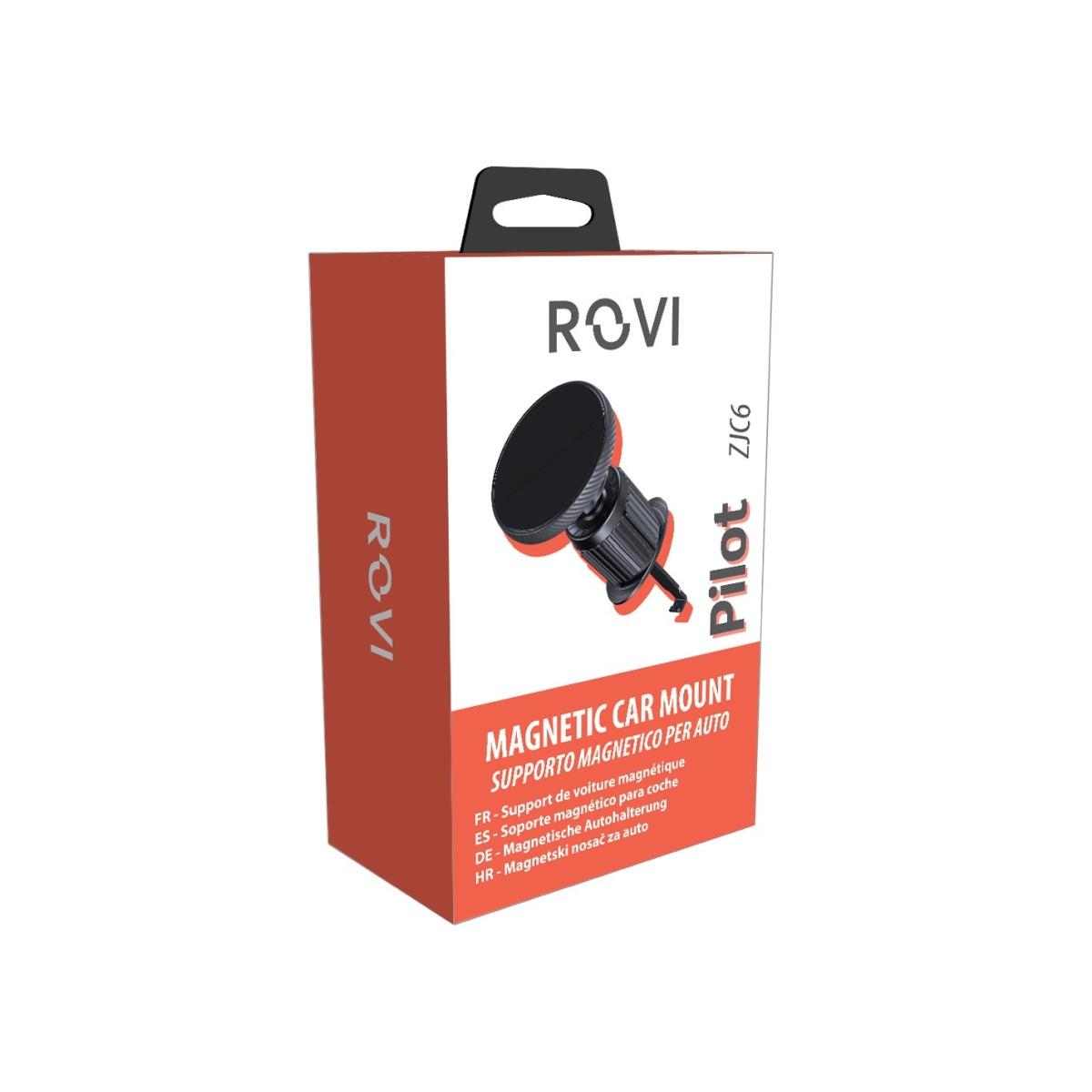 Pilot supporto magnetico per auto con gancio Rovi
