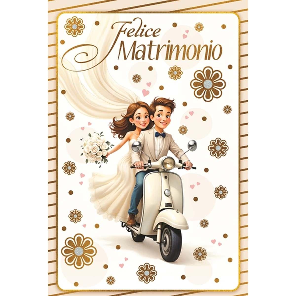 Bigliettii felice matrimonio  2 soggetti