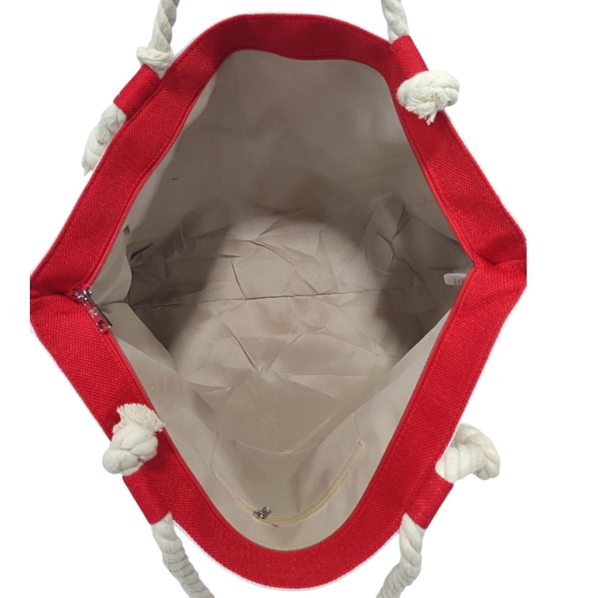 Borsa mare in poliestere stampa Cane con pipa Roncato